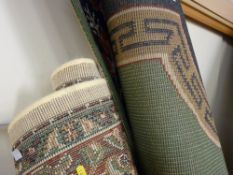 Two good sized modern rugs