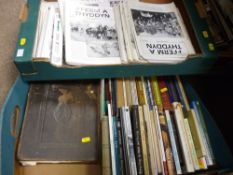 Two boxes of mixed books, many relating to Welsh farming etc