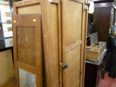 Pine single door robe and selection of dressing mirrors