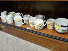 Parcel of mixed commemorative ware etc