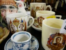 Parcel of ornamental china including good commemorative ware