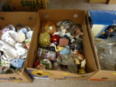 Very large quantity of mixed porcelain and glassware in several boxes