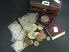 Small quantity of collector's coins including a boxed Festival of Britain