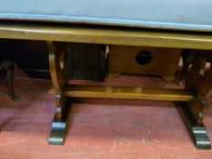 Polished refectory table