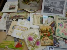 Mixed vintage and other postcards