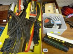 Parcel of Hornby railway and similar items