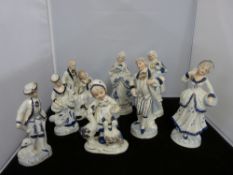 Parcel of Continental figurines