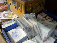 Large quantity in several boxes of mixed greetings cards including Christmas