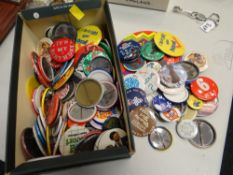 A quantity of late twentieth century commercial & commemorative pin badges