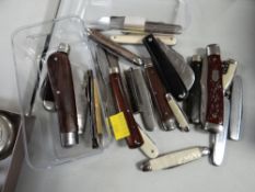 Collection of pocket knives