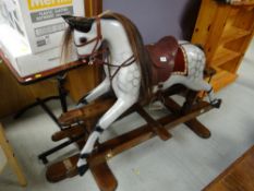 A modern child's rocking horse