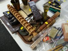 A parcel of exotic tourist souvenirs & objects