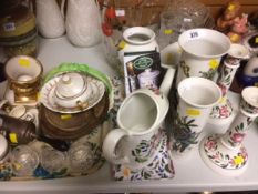 A parcel of 'Welsh Dresser' & 'Botanic Garden' Portmeirion pottery together with a tray of various