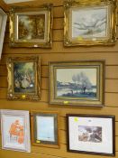 Sundry framed pictures