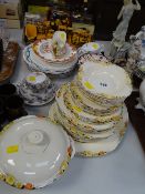 A large quantity of mixed pottery & china tableware