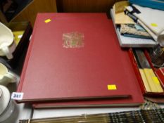 Two hardback bound copies of 'First Journal Book' & 'The Charter Book' published by the Royal