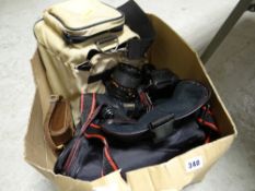 A parcel of camera equipment