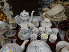 A quantity of Paragon 'Comtessa' coffeeware & a quantity of Royal Doulton 'Charade' coffeeware