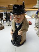 A Royal Doulton Winston Churchill character jug no.8360