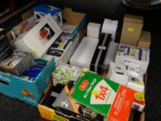 Two boxes of household items