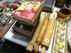 A volume of Mrs Beeton's 'Everyday Cookery' & sundry vintage cookery books together with three