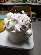 An India Jane of London ceramic twin-handled vase of fruit