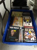 A large quantity of Elvis Presley related DVDs