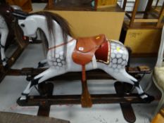A modern child's rocking horse