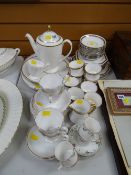 A quantity of mixed gilt decorated porcelain tableware etc