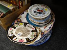 A parcel of English china including Masons