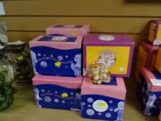 A quantity of boxed Piggin' novelty figures by David Corbridge