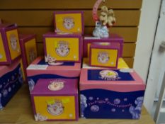 A quantity of boxed Piggin' novelty figures by David Corbridge