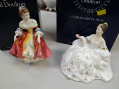 Two Royal Doulton figurines - 'My Love' HN2339 & 'Southern Belle' HN2229