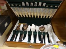 A canteen of EPNS cutlery