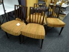 A set of four antique chairs