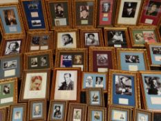 MUSIC HALL AUTOGRAPHS a large collection of Music Hall and other autographs, artists include Bing