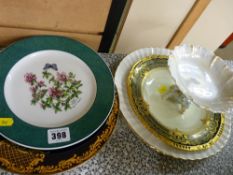Parcel of miscellaneous decorative china including a lustre tazza