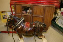 Vintage children's toy caravan