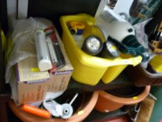 Parcel of garden equipment including mole repellers