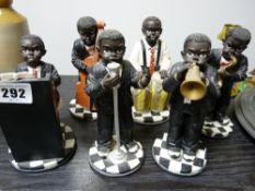 Six piece jazz band ornamental ensemble