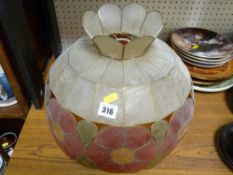 Tiffany style ceiling lampshade