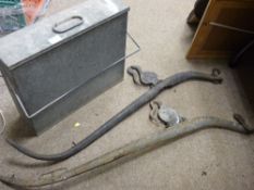 Horse hames, coalbox etc