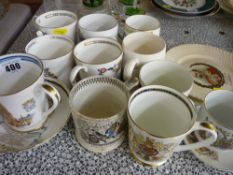 Quantity of good commemorative china