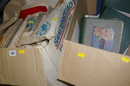 Photographic books, written music etc