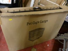 Large metal pet cage