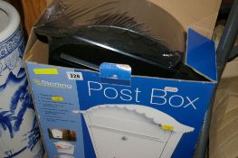 Boxed as new wall mountable postbox