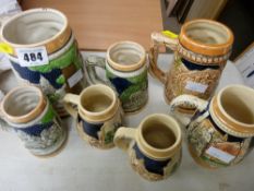 Large parcel of steins