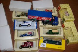 Quantity of diecast model vehicles
