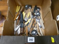 Small parcel of loose cutlery