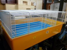 Two small pet cages